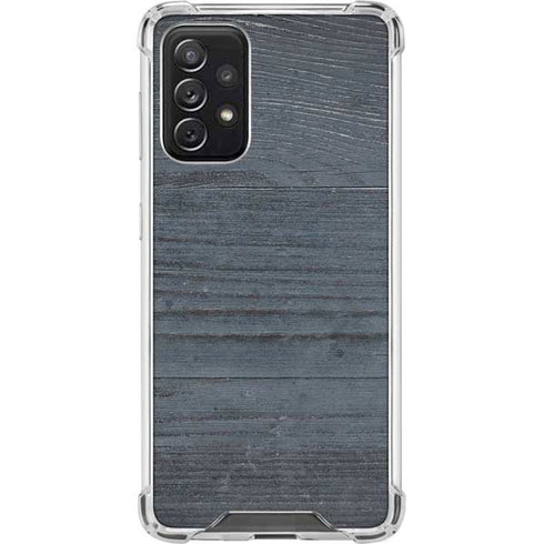 Charcoal Wood Galaxy A72 5G Clear Case